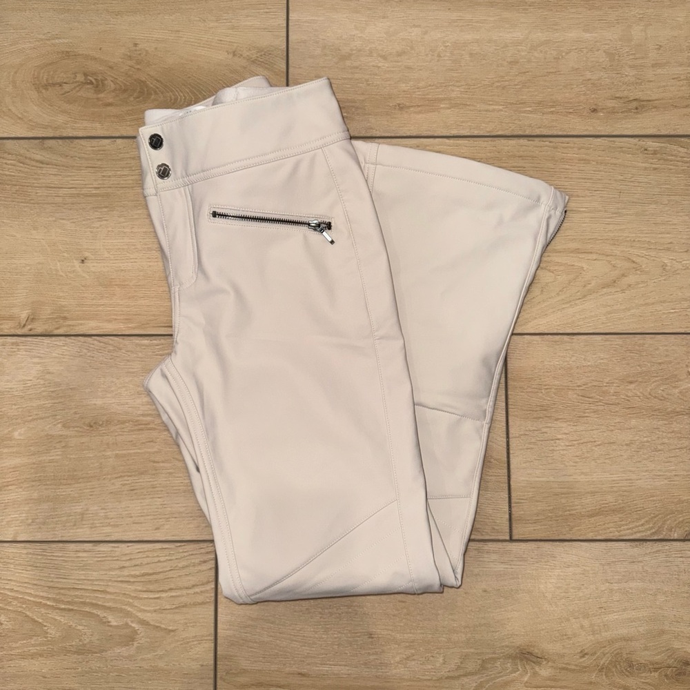 Obermeyer Women’s Cream Ski Pants - Size 10